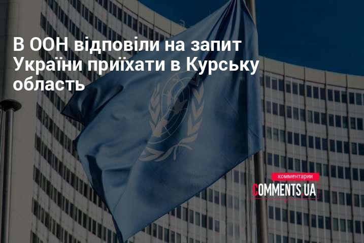 В Організації Об'єднаних Націй надали відповідь на запит України щодо можливості відвідати Курську область.