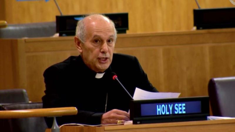 Архиєпископ Каччя: необхідно підтримувати миротворчі програми ООН - Vatican News